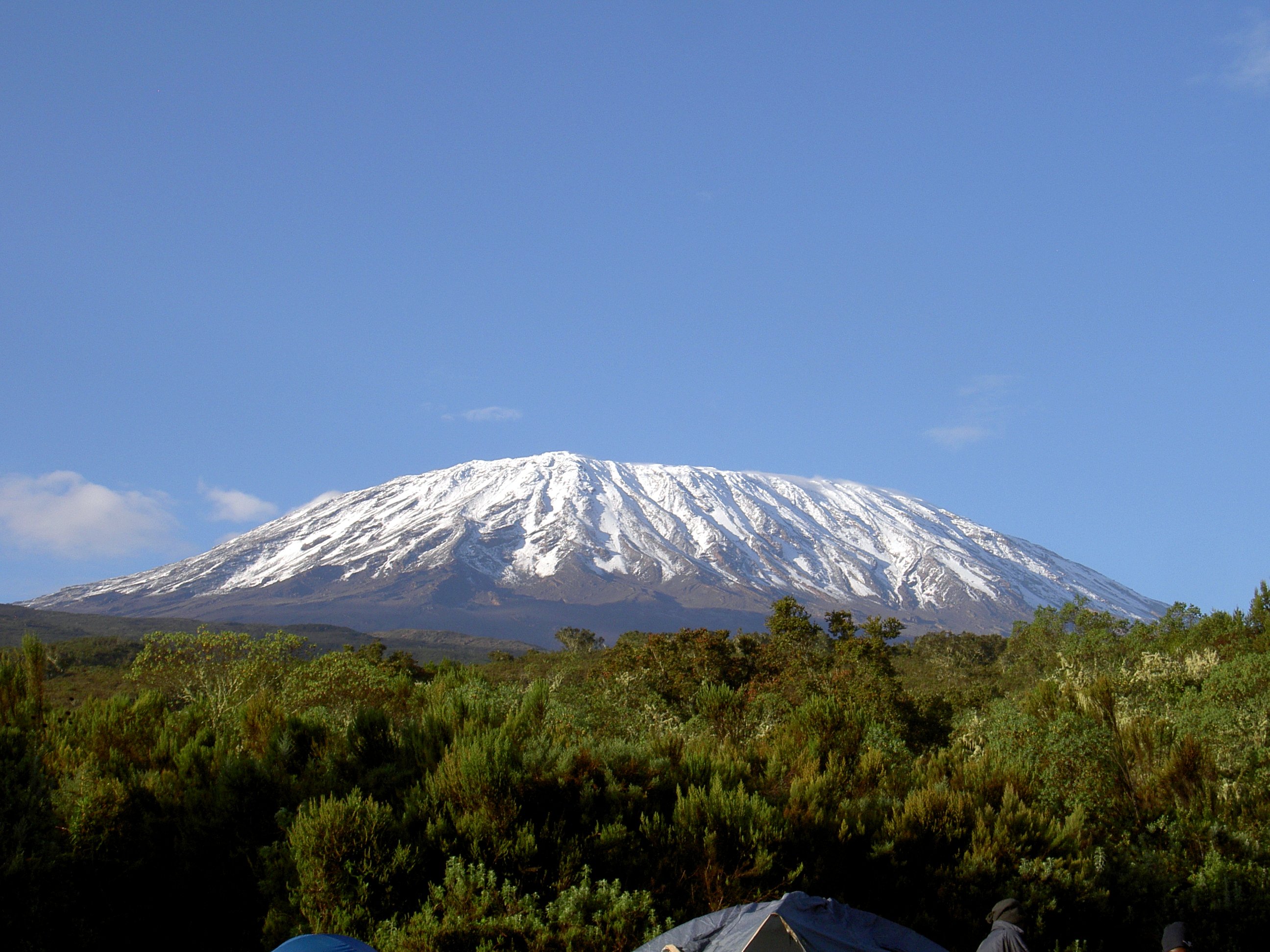 Il monte Kilimanjaro.